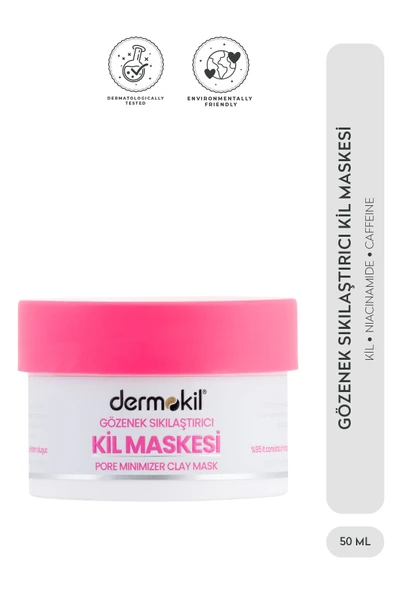 DERMOKİL Gözenek Sıkılaştırıcı Kil Maskesi 50 ml
