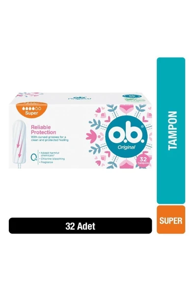 O.B. Original Super Tampon 32'li Paket
