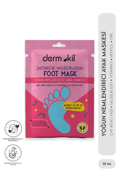 DERMOKİL Yoğun Nemlendirici Ayak Maskesi 30 Ml