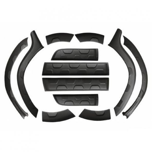 EKİCİLER DUSTER (2010-2017) DAMALI ÇAMURLUK VE KAPI BANTI (12 Prç)