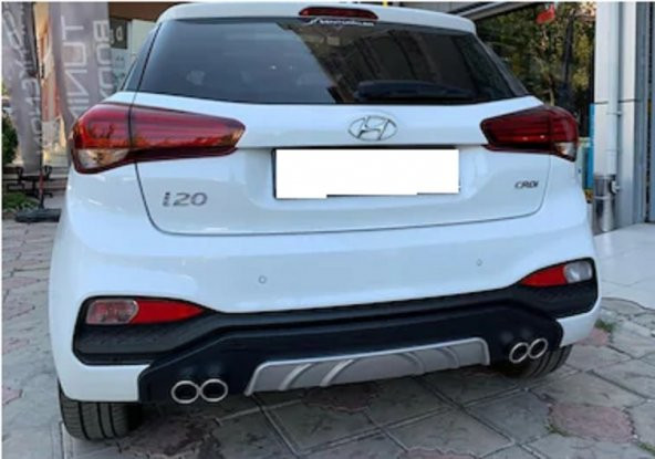 EKİCİLER ARKA TAMPON DİFÜZÖR HYUNDAİ İ20 (2018 VE SONRASI)