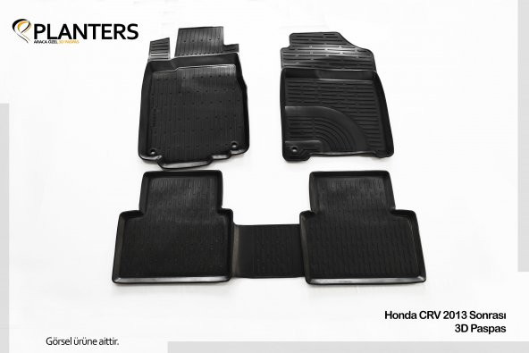 EKİCİLER CRV (2013+) 3D HAVUZLU PASPAS DİREKSİYON KILIFI HEDİYELİ ürün görseli 1