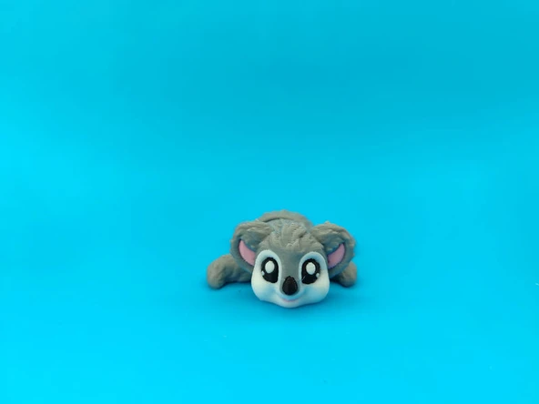 Sevimli Koala Figürü – Hareketli Eklemli 3D Oyuncak - 3