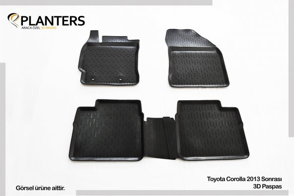 EKİCİLER COROLLA (13+)3D HAVUZLU PASPAS DİREKSİYON KILIFI HEDİYE ürün görseli 1