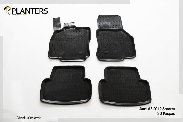 EKİCİLER AUDİ A3 (12+)3D HAVUZLU PASPAS DİREKSİYON KILIFI HEDİYE ürün görseli 1