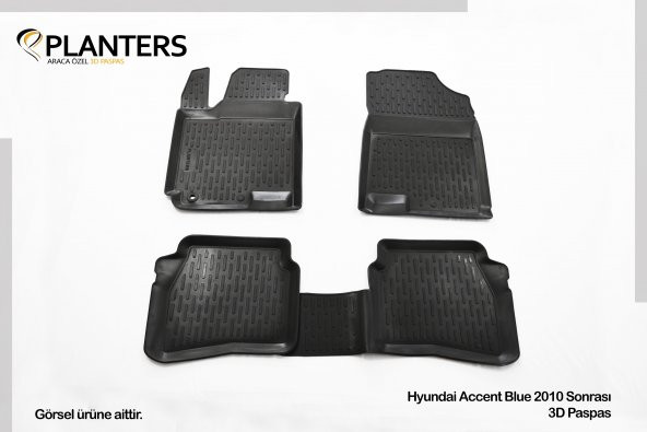 ACCENT BLUE (2010+) 3D HAVUZLU PASPAS DİREKSİYON KILIFI HEDİYELİ ürün görseli 1