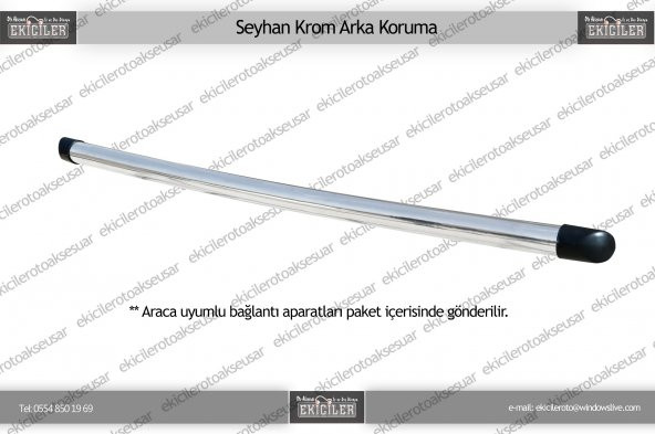 EKİCİLER CONNECT SEYHAN ARKA KROM KORUMA ürün görseli 1