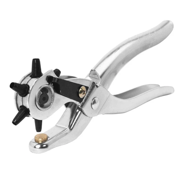 Kemer Deri Delme Pensesi Metal 6 Farklı Boyutta Delici Kıyafet Pantolon Ayakakbı Bağcık Delik Açıcı - 4