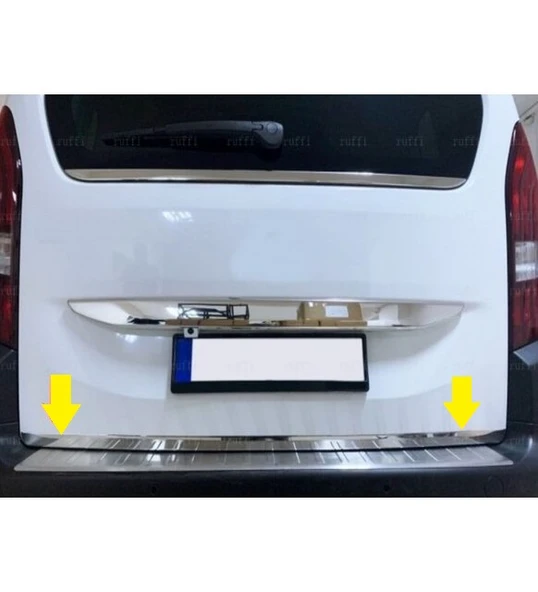 Citroen Berlingo Krom Bagaj Alt Çıtası 2018 Üzeri P. Çelik