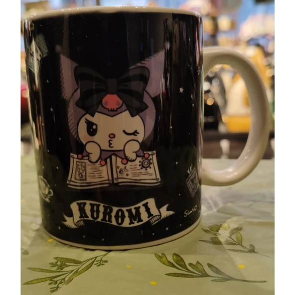 Kuromi Kupa Bardak Porselen Siyah - 2
