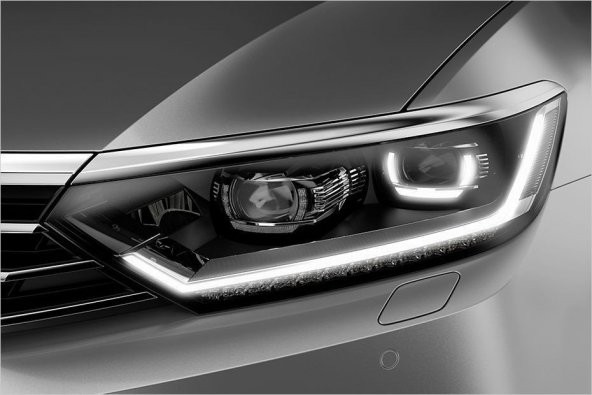 EKİCİLER PASSAT B8 2015 FAR ÜSTÜ ÇITASI+ FAR KAŞI 3 PRÇ PASLANMA