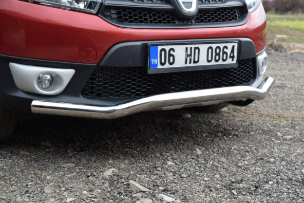 EKİCİLER DACİA SANDERO BIYIK TEKLİ ÖN KROM KORUMA - Resim 3
