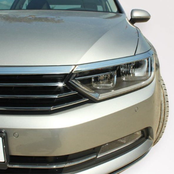 EKİCİLER PASSAT B8 (2015+) KROM FAR KAŞI + KAPUT ÜSTÜ ÇITASI - 3