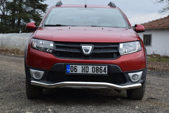 EKİCİLER DACİA SANDERO BIYIK TEKLİ ÖN KROM KORUMA - Resim 4