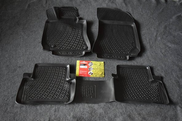 EKİCİLER E-KLASSE (W212) (2009+) LLOCKER 3D HAVUZLU PASPAS SİYAH ürün görseli 1