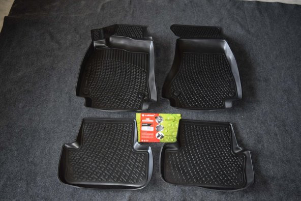 EKİCİLER AUDİ A5 (2011+) LLOCKER 3D HAVUZLU PASPAS SİYAH ürün görseli 1