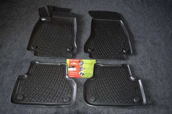 EKİCİLER AUDİ A4 (B9) SD (2015+) LLOCKER 3D HAVUZLU PASPAS SİYAH ürün görseli 1