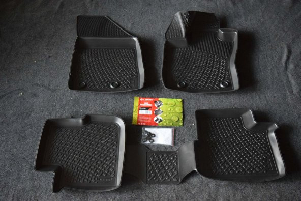 EKİCİLER FİAT EGEA SD (16+) LLOCKER 3D HAVUZLU PASPAS SİYAH - 2