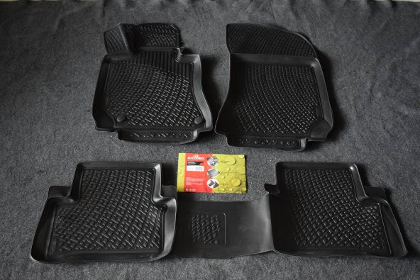 EKİCİLER E-KLASSE (W212) (2009+) LLOCKER 3D HAVUZLU PASPAS SİYAH - Resim 2