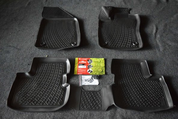 EKİCİLER KODİAQ (2017+) LLOCKER 3D HAVUZLU PASPAS SİYAH - 2