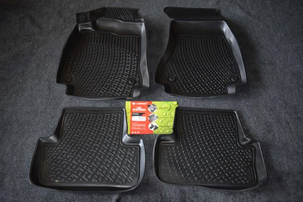 EKİCİLER AUDİ A5 (2011+) LLOCKER 3D HAVUZLU PASPAS SİYAH - Resim 2