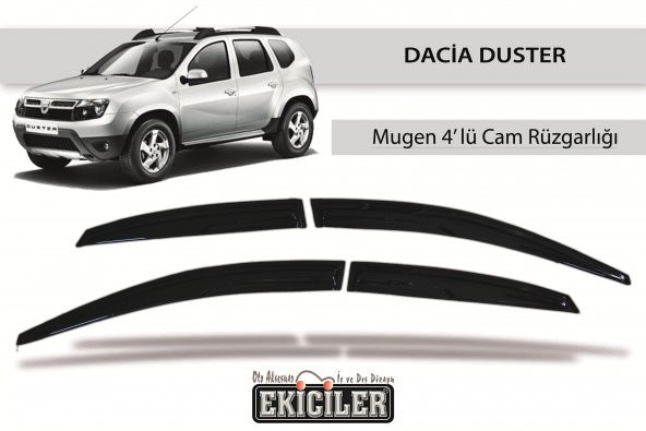 EKİCİLER DUSTER MUGEN 4LÜ CAM RÜZGARLIĞI