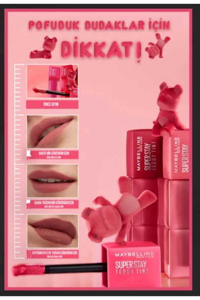 Maybelline New York Super Stay Teddy Tint  30 Coquettish - 5