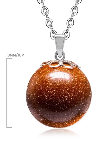 Sertifikalı Doğal Kahverengi Jasper Yıldız Taşı Kolye Doğal Kahve Renk 50 cm - 2