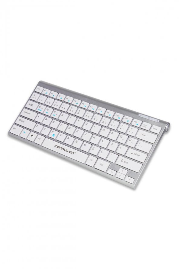 Konfulon V6 Bluetooth 5.0 Türkçe Q Klavye Pc & Tablet & İpad & Tv Bluetooth Klavye - 6