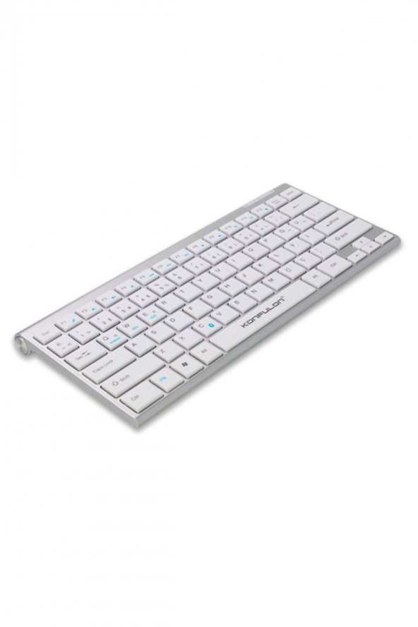 Konfulon V6 Bluetooth 5.0 Türkçe Q Klavye Pc & Tablet & İpad & Tv Bluetooth Klavye - 7