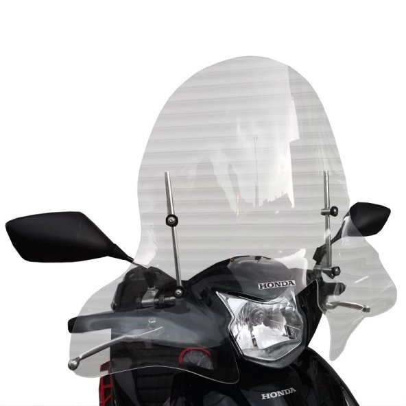 Honda Dio 110 Ön Siperlik Camı (El Korumalıklı) - 2