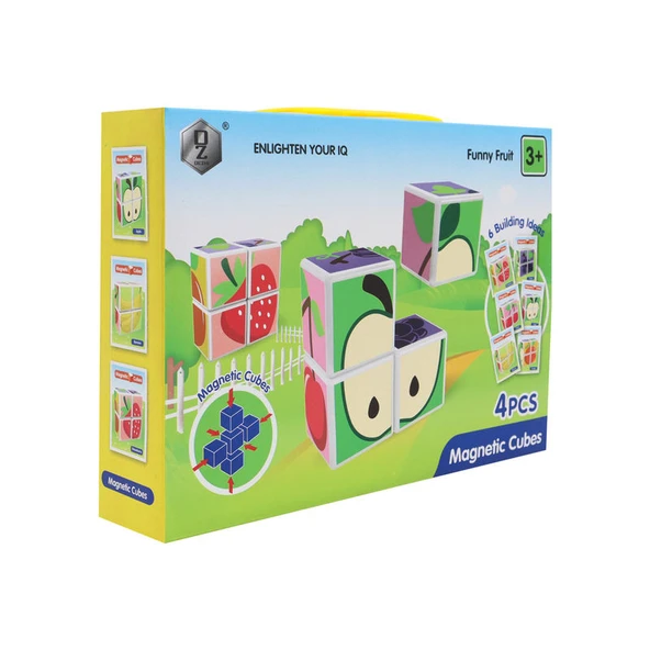 KZL Manyetik 4 Parça Zeka Küpü HD344A - Resim 2