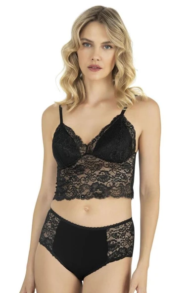Fabony Bayan Dantelli Bralet Sütyen Külot Takımı 1300