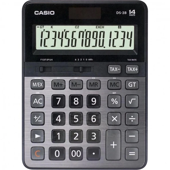 Casio DS-3B Profesyonel 14 Hane Masa Üstü Hesap Makinesi ürün görseli 1