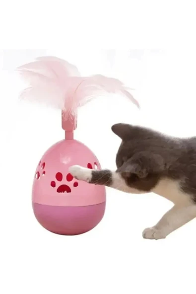 Kedi Oyuncağı Zilli Tüylü Hacıyatmaz - 4