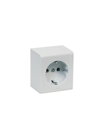 MEPA S.Ü. TOPRAKLI PRİZ GRİ