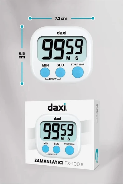 Daxi TX-100 Beyaz Kronometre - 2