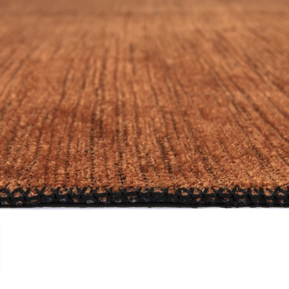MİLANO ML107 Kiremit Leke Tutmaz Antialerjik Yıkanılabilir Dokuma Dekoratif Halı Kilim Yolluk - 3