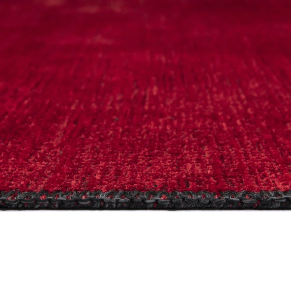 MİLANO ML104 Kırmızı Leke Tutmaz Antialerjik Yıkanılabilir Dokuma Dekoratif Halı Kilim Yolluk - 3