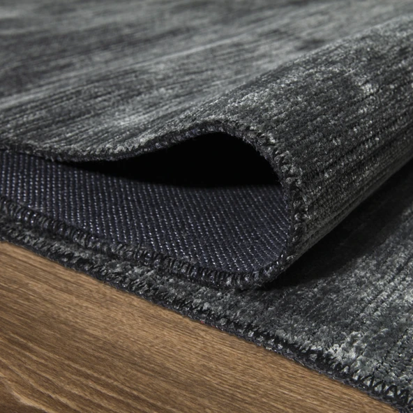 MİLANO ML101 Antrasit Leke Tutmaz Antialerjik Yıkanılabilir Dokuma Dekoratif Halı Kilim Yolluk ürün görseli