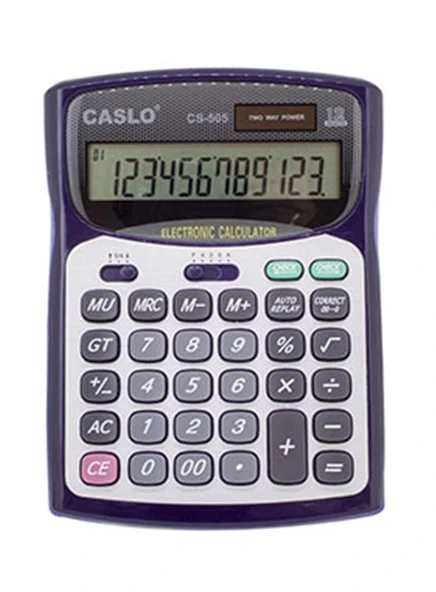CSL CS-505 12 Hane Masa Tipi İşlem Kontrollü Su Geçirmez Hesap Makinesi ürün görseli