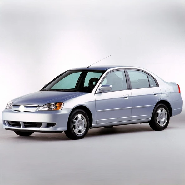 Honda Civic Sedan 2001-2005 Sol Sürücü Tarafı Güneşlik Gri Renk - Resim 2