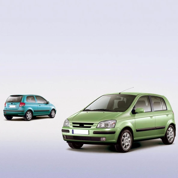 Hyundai Getz 2003-2011 Sağ Yolcu Tarafı Güneşlik Gri Renk - Resim 2
