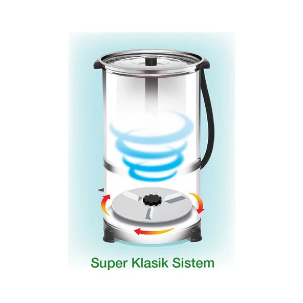 Minisan Kaymakçı 10 lt Musluklu 2 Kademeli Motorlu Yayık Makinesi - 3