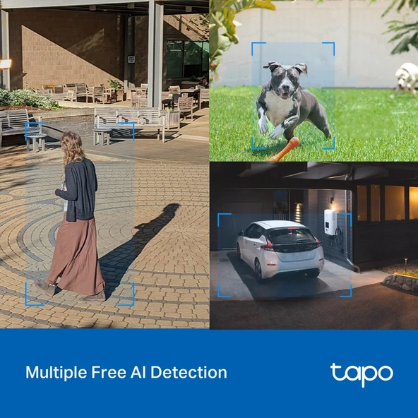 TP-Link Tapo C520WS 2K QHD Gece Görüşlü 512GB Micro SD Destekli Dış Mekan Wi-Fi Kamera - 3