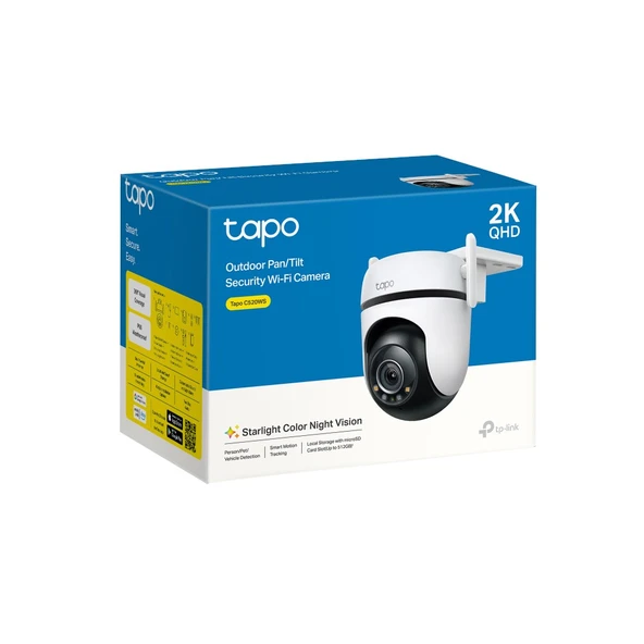 TP-Link Tapo C520WS 2K QHD Gece Görüşlü 512GB Micro SD Destekli Dış Mekan Wi-Fi Kamera - 4
