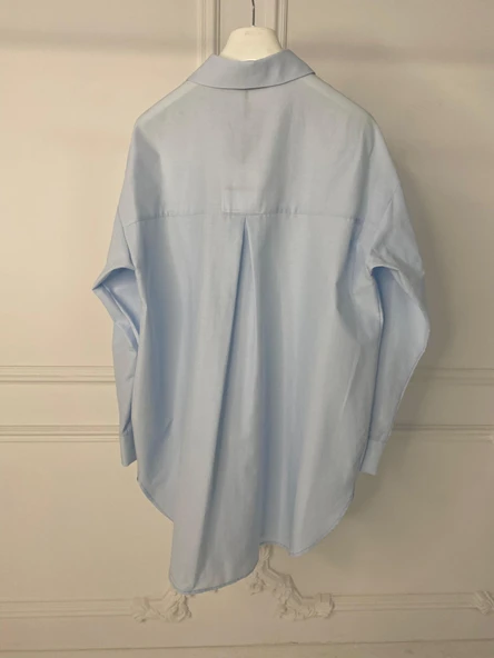 DÜŞÜK OMUZ PAMUKLU GÖMLEK - 2