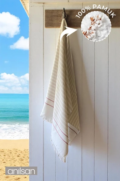 Mira Plaj Havlusu %100 Pamuk 75x150