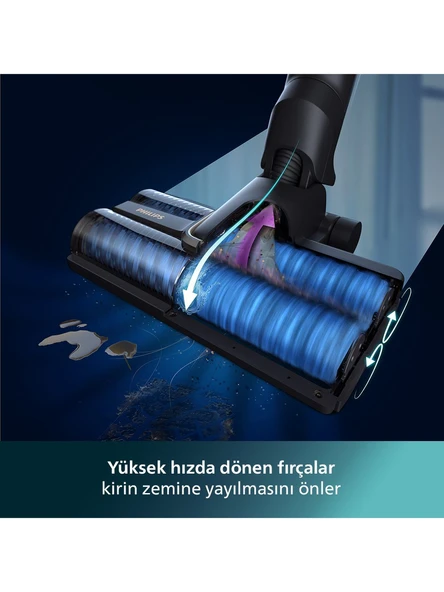 Philips Philips Aqua Trio XW7110/01 Islak Kuru Şarjlı Dikey Süpürge - 3