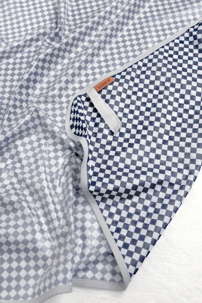 Proof Etkinlik Ortusu Dama Denim 100x140 cm - Resim 4